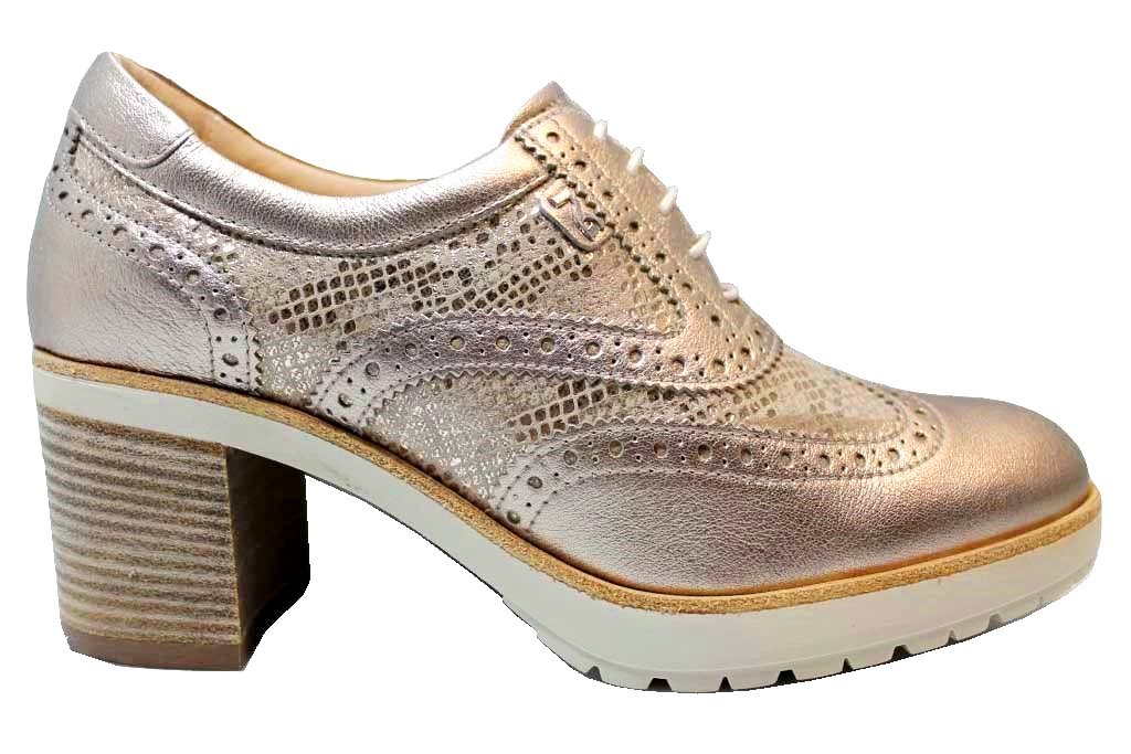 Nero Giardini P805044D Bronzo Stringate Scarpe Donna Stile Inglese Nero Giardini P805044D Bronzo Stringate Scarpe Donna Stile Inglese