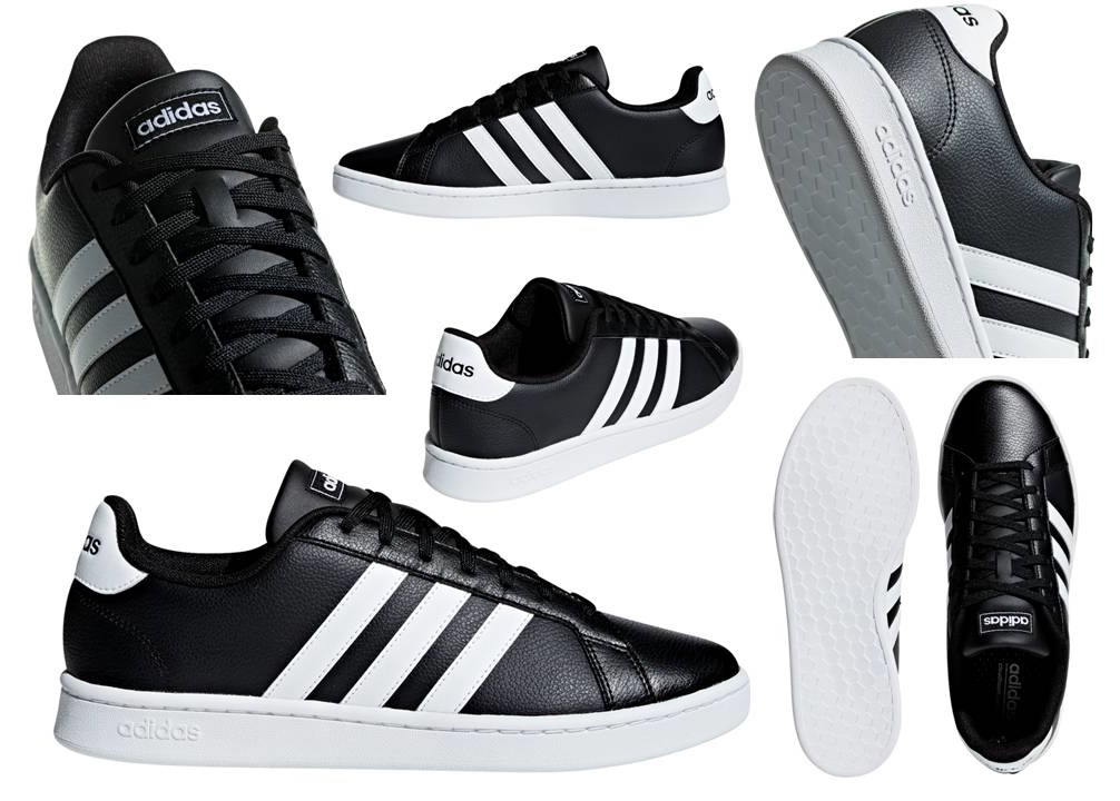 adidas grand court nere