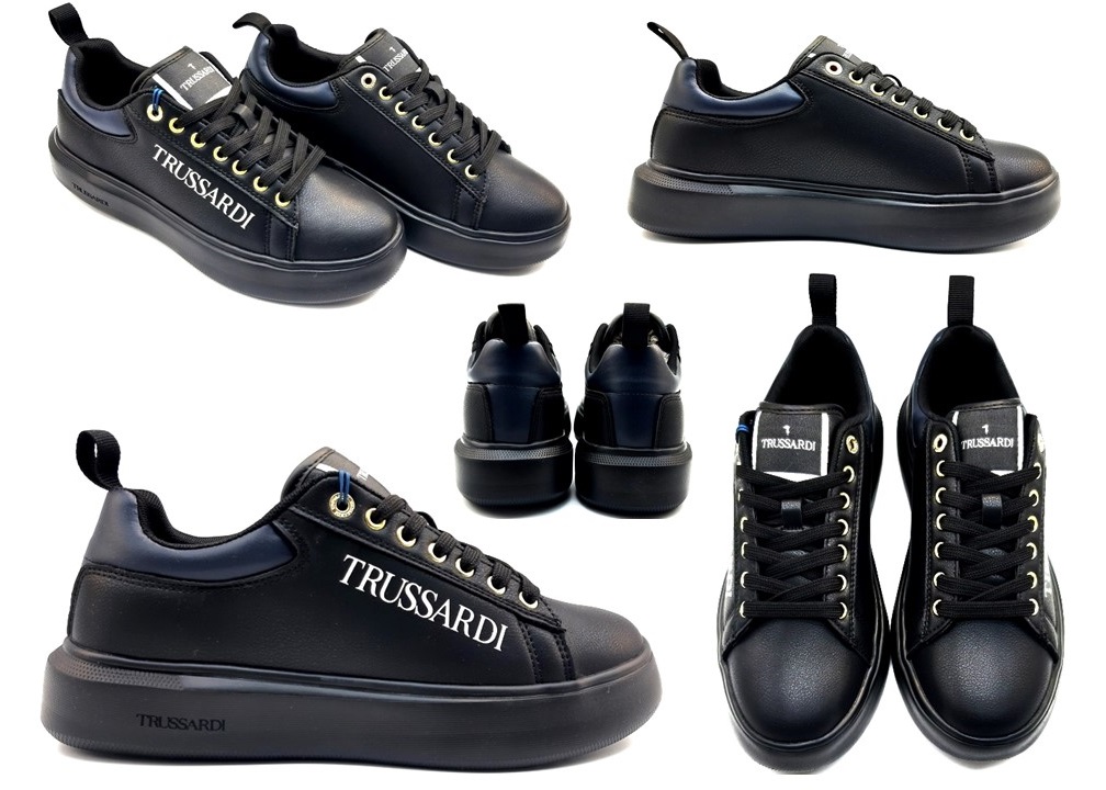 sneakers trussardi donna nere