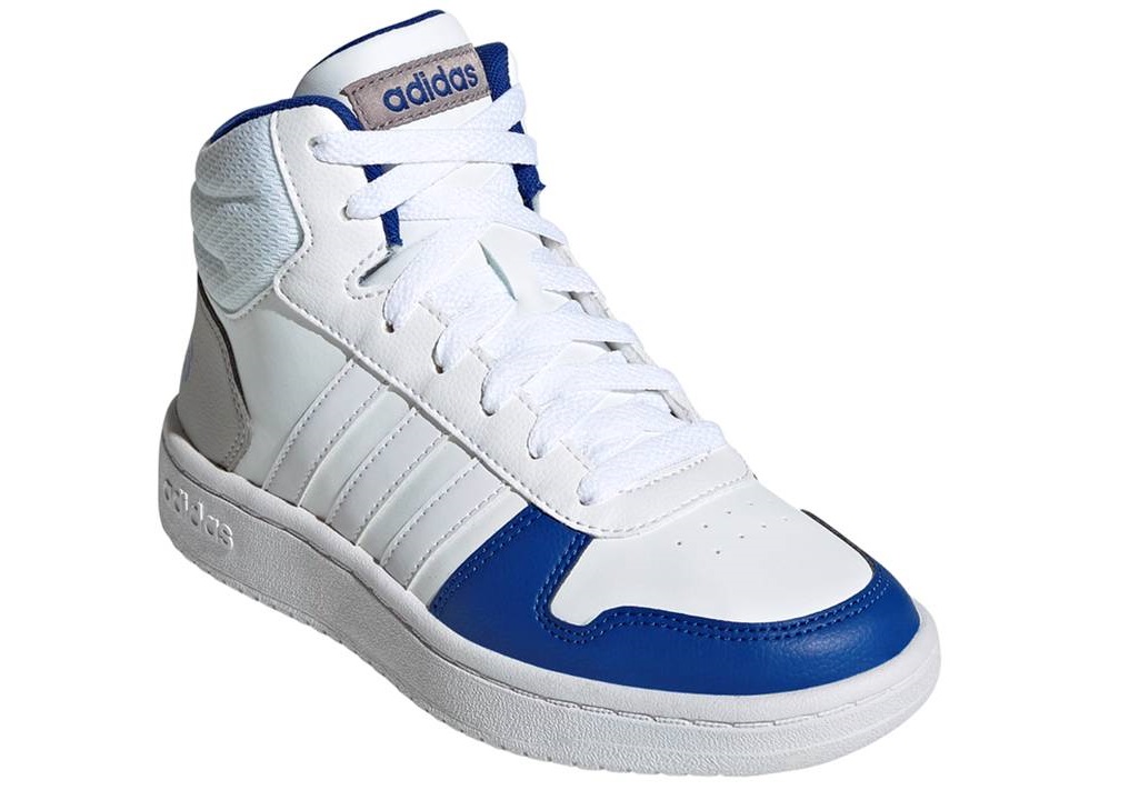 AdidasGZ7770BiancoJ - Bambini - lagrotteria scarpe moda - Scarpe da bambino  Adidas GZ7770 sneakers alte ginnastica sportive scuola bianche