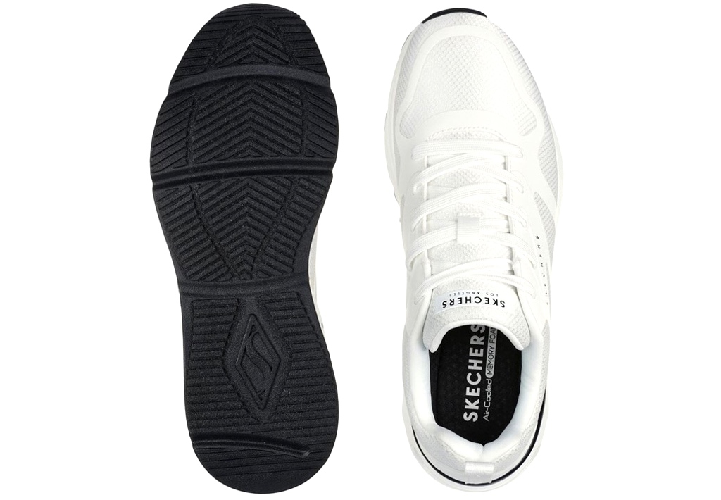 Skechers183070Bianco Scarpe Uomo lagrotteria scarpe moda Scarpe da uomo skechers tres air uno revolution airy 183070 sneaker memory foam