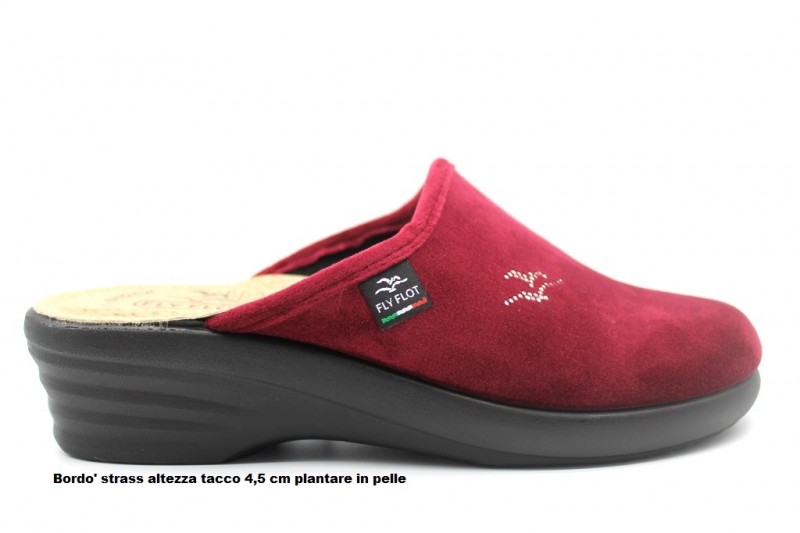 CiabatteDonnaInvernaliFlyflot Pantofole Ciabatte Donna lagrotteria scarpe moda Ciabatte fly flot pantofole da donna invernali chiuse calde plantare pelle italy