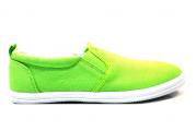 Trussardi Jeans 79S046 Mocassins Vert Femme, Chaussure dÃ©contractÃ©e